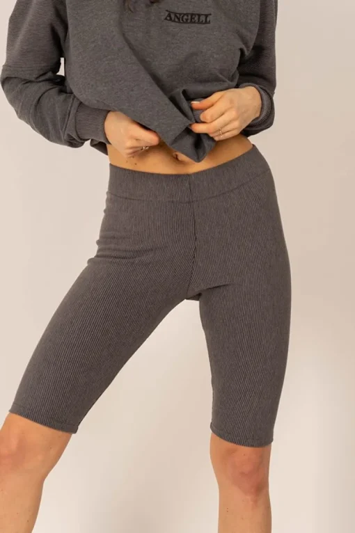 Biker Shorts Grey<ANGELL Flash Sale