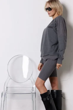 Biker Shorts Grey<ANGELL Flash Sale
