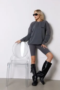 Biker Shorts Grey<ANGELL Flash Sale