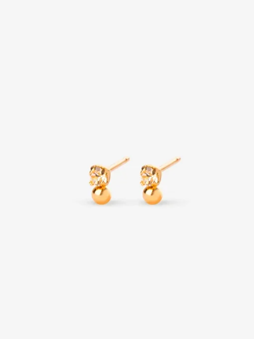 Billy Earring Champagne<April Please Sale