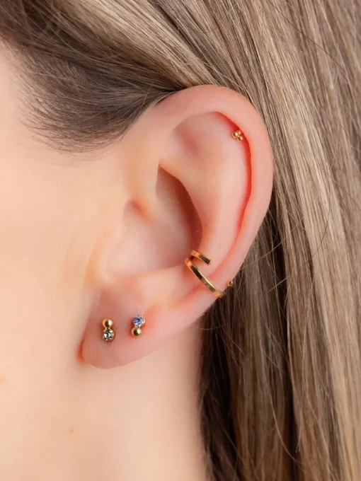 Billy Earring Champagne<April Please Sale