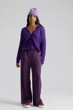 Binita Modal Jersey Naisten Housut Violetti<KOMODO Fashion