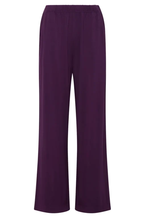 Binita Modal Jersey Naisten Housut Violetti<KOMODO Fashion
