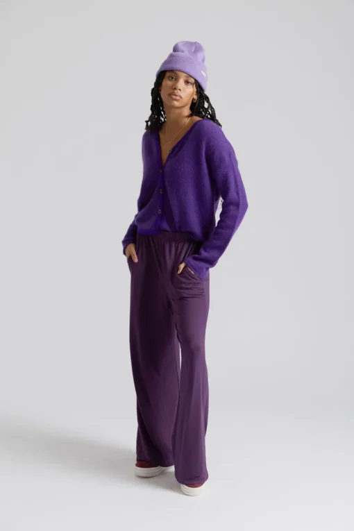 Binita Modal Jersey Naisten Housut Violetti<KOMODO Fashion