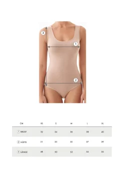 Blannca Basic Bodysuit Grey Melange<ORGANICATION Flash Sale