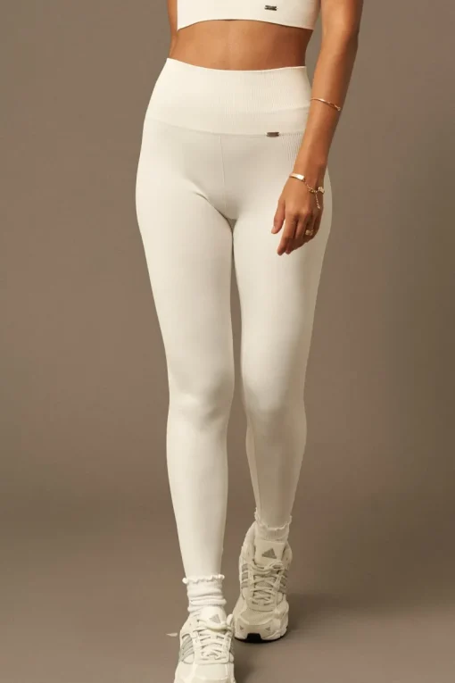 Bliss Leggings White<Believe Athletics Shop