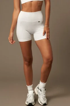 Bliss Pyöräilyshortsit Valkoinen<Believe Athletics New