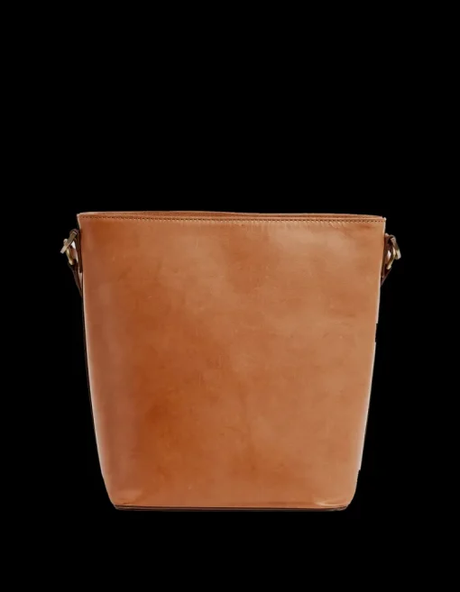 Bobbi Bucket Laukku Maxi Cognac Klassinen Nahka<O My Bag New
