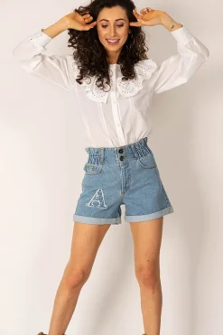 Bonita Denim Shorts Blue<ANGELL Shop