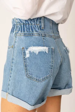 Bonita Denim Shorts Blue<ANGELL Shop