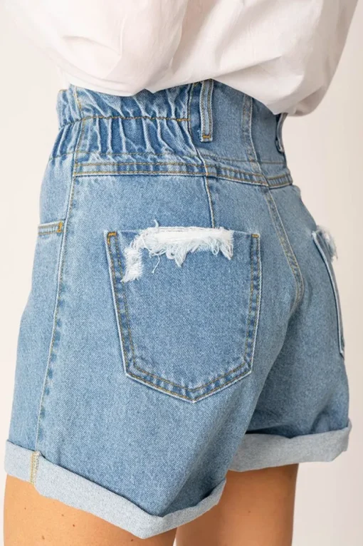 Bonita Denim Shorts Blue<ANGELL Shop