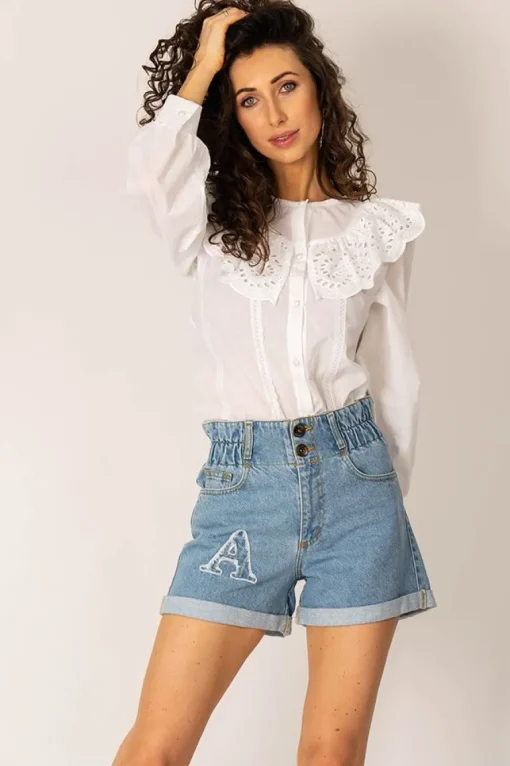 Bonita Denim Shorts Blue<ANGELL Shop