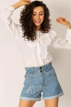 Bonita Denim Shorts Blue<ANGELL Shop