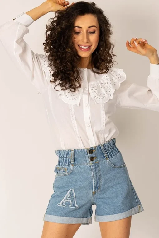 Bonita Denim Shorts Blue<ANGELL Shop