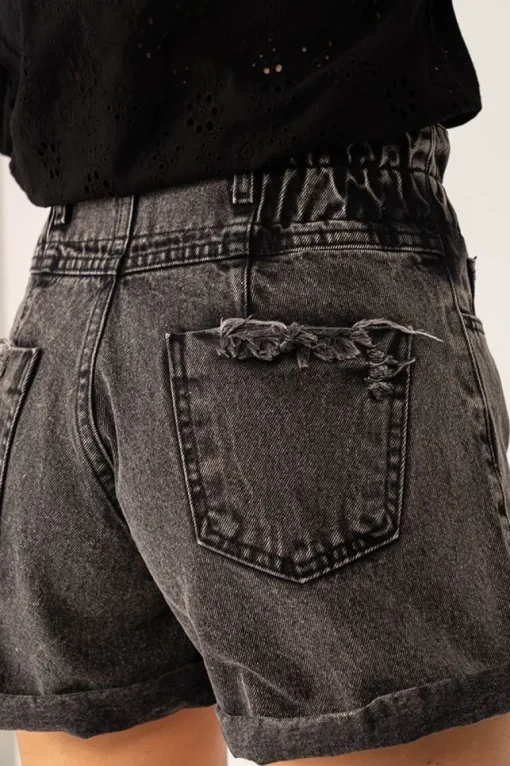 Bonita Denim Shorts Grey<ANGELL Cheap