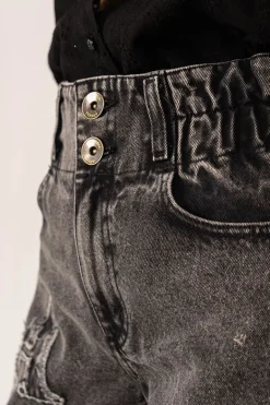 Bonita Denim Shorts Grey<ANGELL Cheap