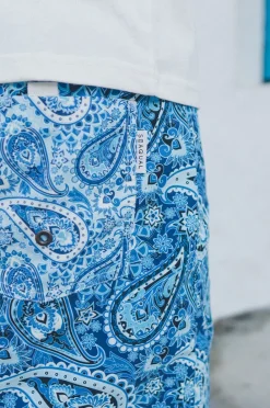 Breeze Paisley Swim Shorts Blue<Trendsplant New