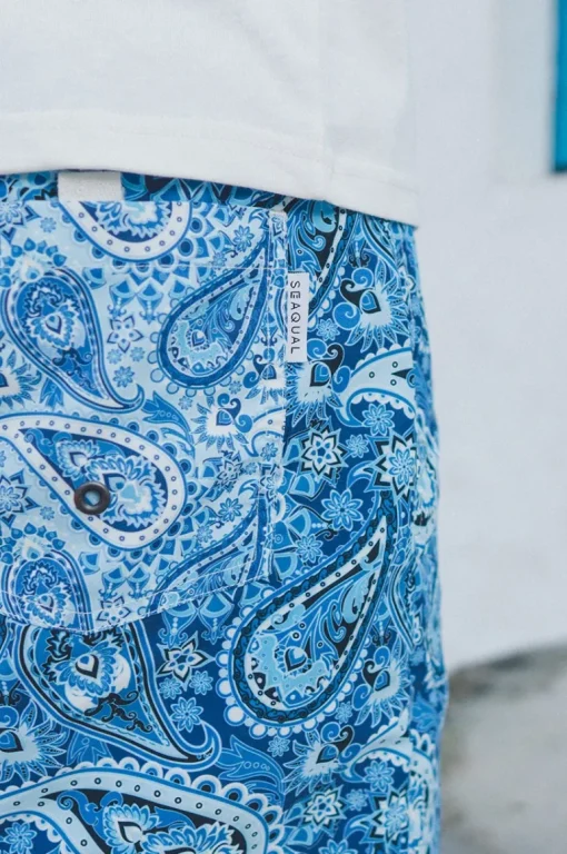 Breeze Paisley Swim Shorts Blue<Trendsplant New