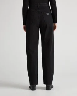 Brooke High Barrel Nero Nero<MUD Jeans Sale
