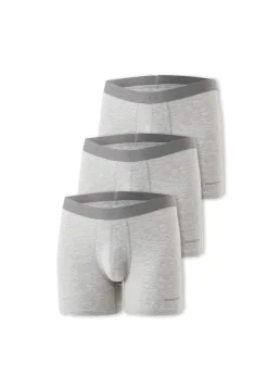 Brunno Boxer Brief 3-Pack Grey Melange<ORGANICATION Clearance