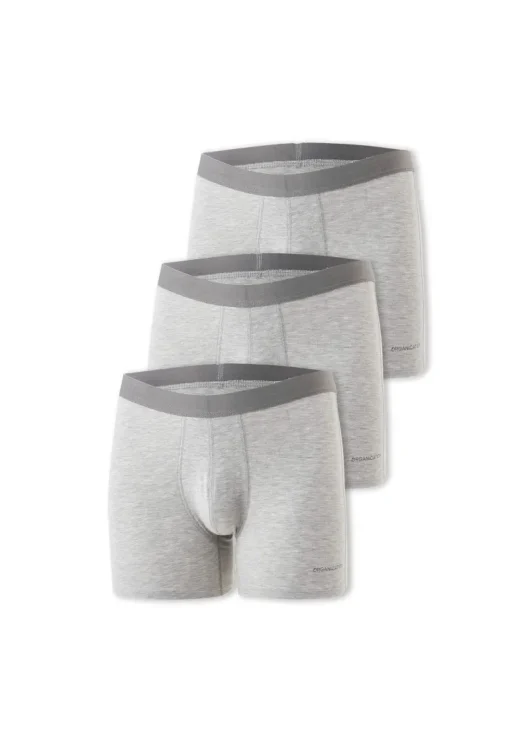 Brunno Boxer Brief 3-Pack Grey Melange<ORGANICATION Clearance