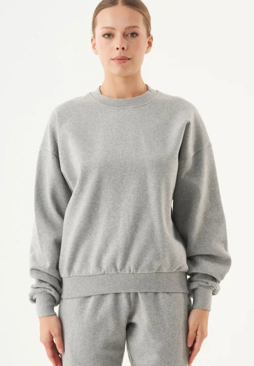 Buket Soft Touch Organic Cotton Sweatshirt Grey Melange<ORGANICATION Best