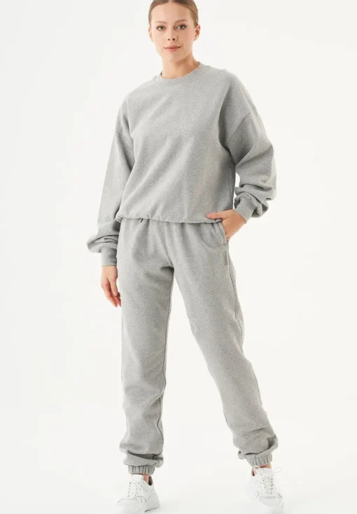 Buket Soft Touch Organic Cotton Sweatshirt Grey Melange<ORGANICATION Best