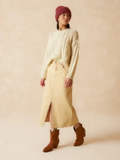 Cableknit Jumper Beige<INDIu0026COLD Store