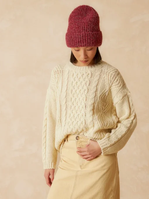 Cableknit Jumper Beige<INDIu0026COLD Store