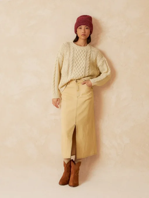 Cableknit Jumper Beige<INDIu0026COLD Store
