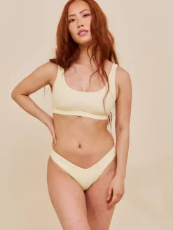 Canggu V-shape Bikini Bottom Mellow Yellow<Copenhagen Cartel Best