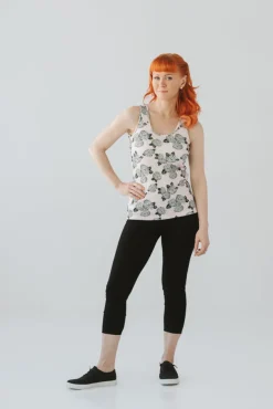 Caprilegginsit Bambu Musta<Melli EcoDesign Best
