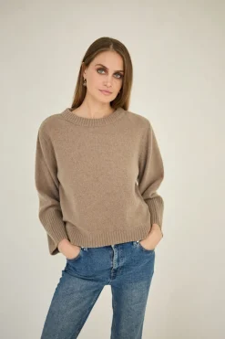 Cashmere Sweater Verona Taupe<Enteliér New