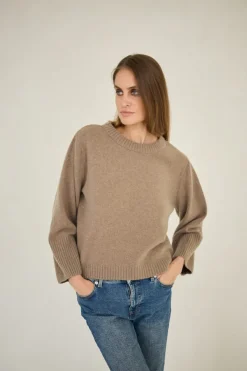 Cashmere Sweater Verona Taupe<Enteliér New