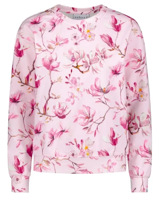 Casual Chic Print Shirt Ballet of Blossoms Pink<Nakoa Flash Sale
