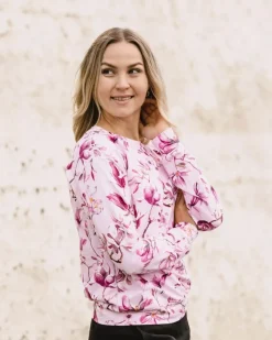 Casual Chic Print Shirt Ballet of Blossoms Pink<Nakoa Flash Sale