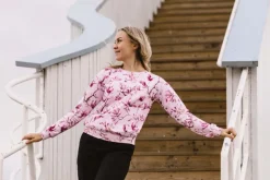 Casual Chic Print Shirt Ballet of Blossoms Pink<Nakoa Flash Sale