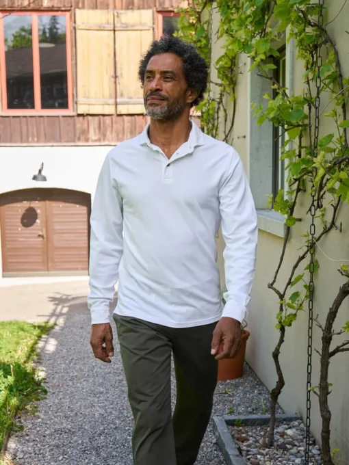 Cavalo Polo Shirt Long White<Carpasus Store