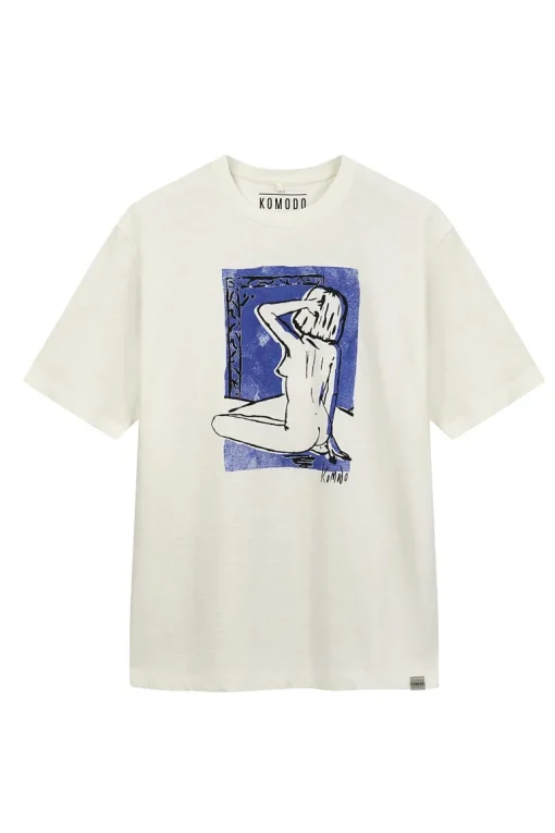 Cheeky Tee Organic Cotton Off White<KOMODO Shop