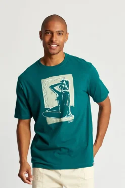 Cheeky Tee Organic Cotton Teal Green<KOMODO Flash Sale