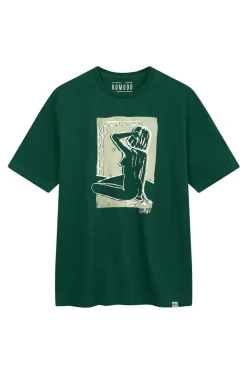 Cheeky Tee Organic Cotton Teal Green<KOMODO Flash Sale