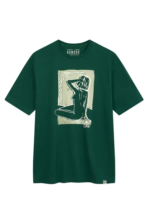 Cheeky Tee Organic Cotton Teal Green<KOMODO Flash Sale