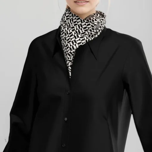 Chess Silk Scarf<Studio Heijne Store