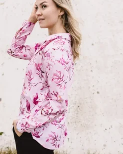 Chloe Button-up Shirt Ballet of Blossoms Pink<Nakoa New