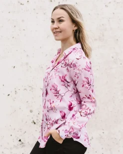 Chloe Button-up Shirt Ballet of Blossoms Pink<Nakoa New