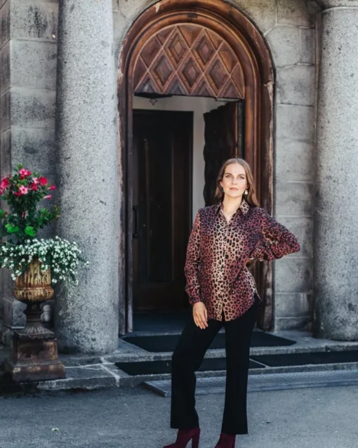 Chloe Button-up Shirt Coco Leo<Nakoa Cheap