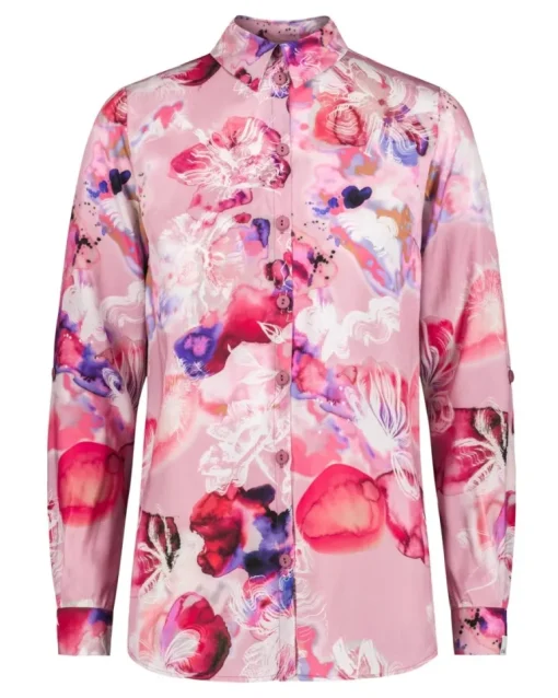 Chloe Button-up Shirt Coral Reef Pink<Nakoa Discount