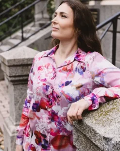 Chloe Button-up Shirt Coral Reef Pink<Nakoa Discount