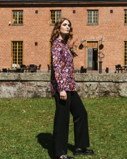 Chloe Button-up Shirt Violettes<Nakoa Shop