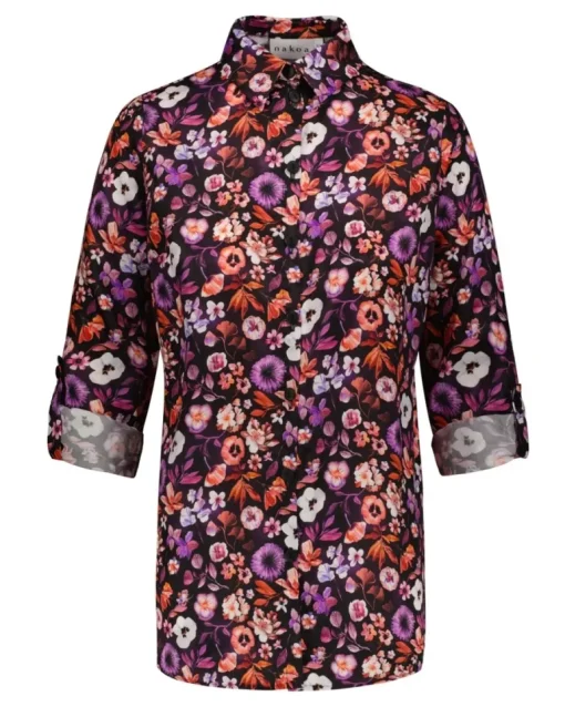 Chloe Button-up Shirt Violettes<Nakoa Shop